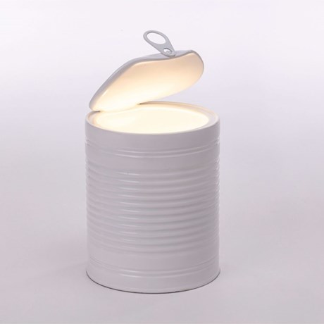 Lampada led in resina a forma di barattolo